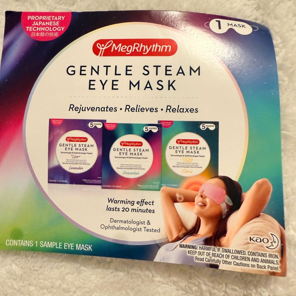 Gentle Steam Eye Mask - Lavender